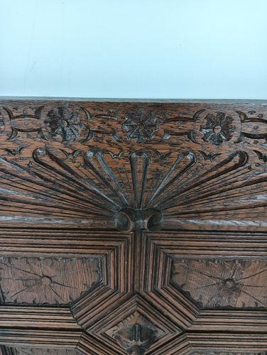 Antique 19th Century Door Panel Lion Head Ornate Carved Wood Architectural Recla photo vinterior