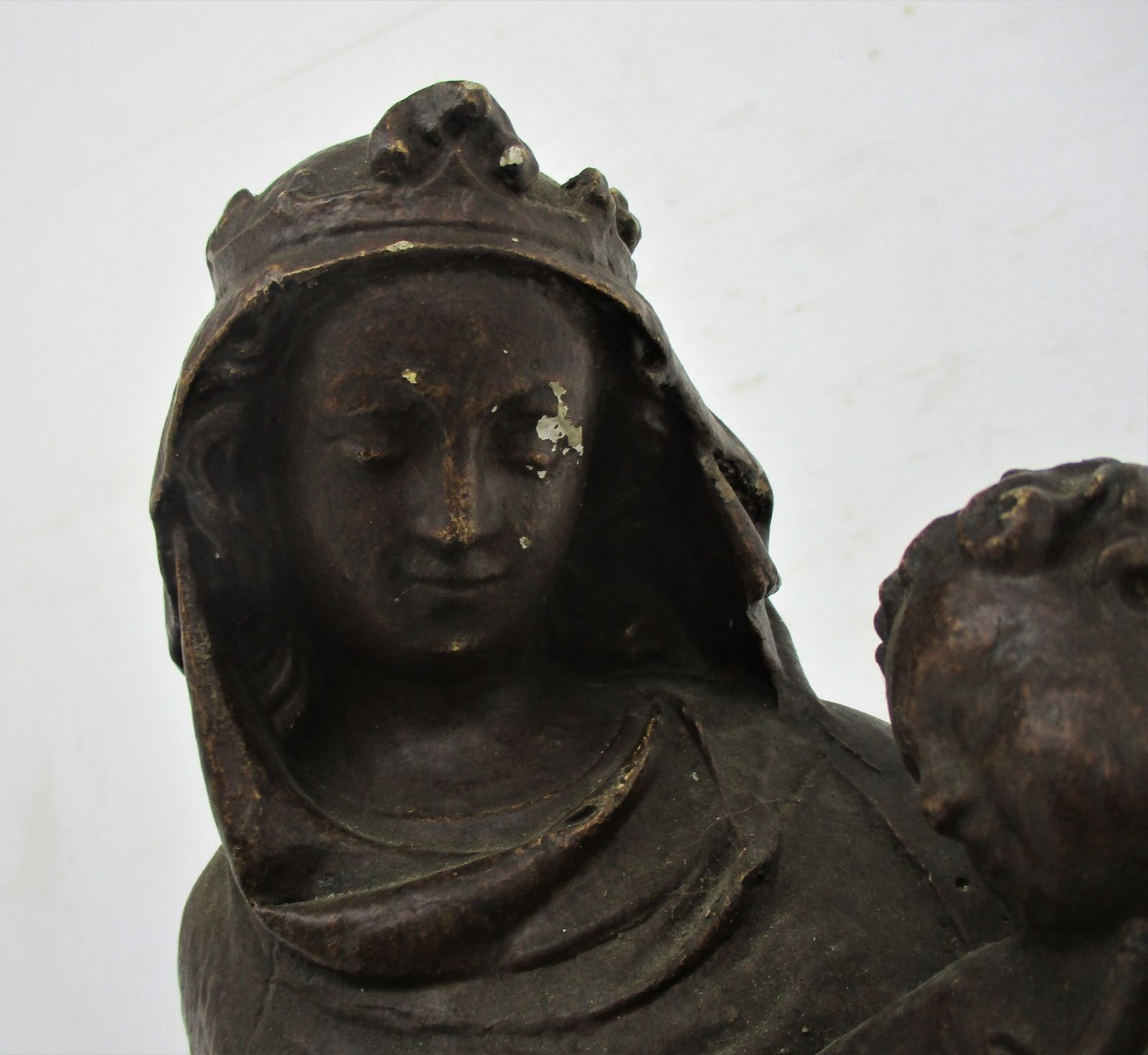 Statue Madonna With Infant Jesus Our Lady Virgin Mary Infant Sedes Sapientiae Pl photo Art