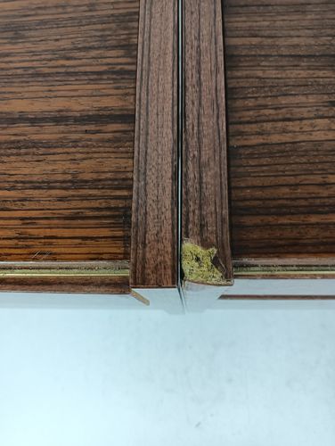 Pair Couple Vintage Nightstands End Tables Mid Century Modern Wood Retro  Brown photo for sale