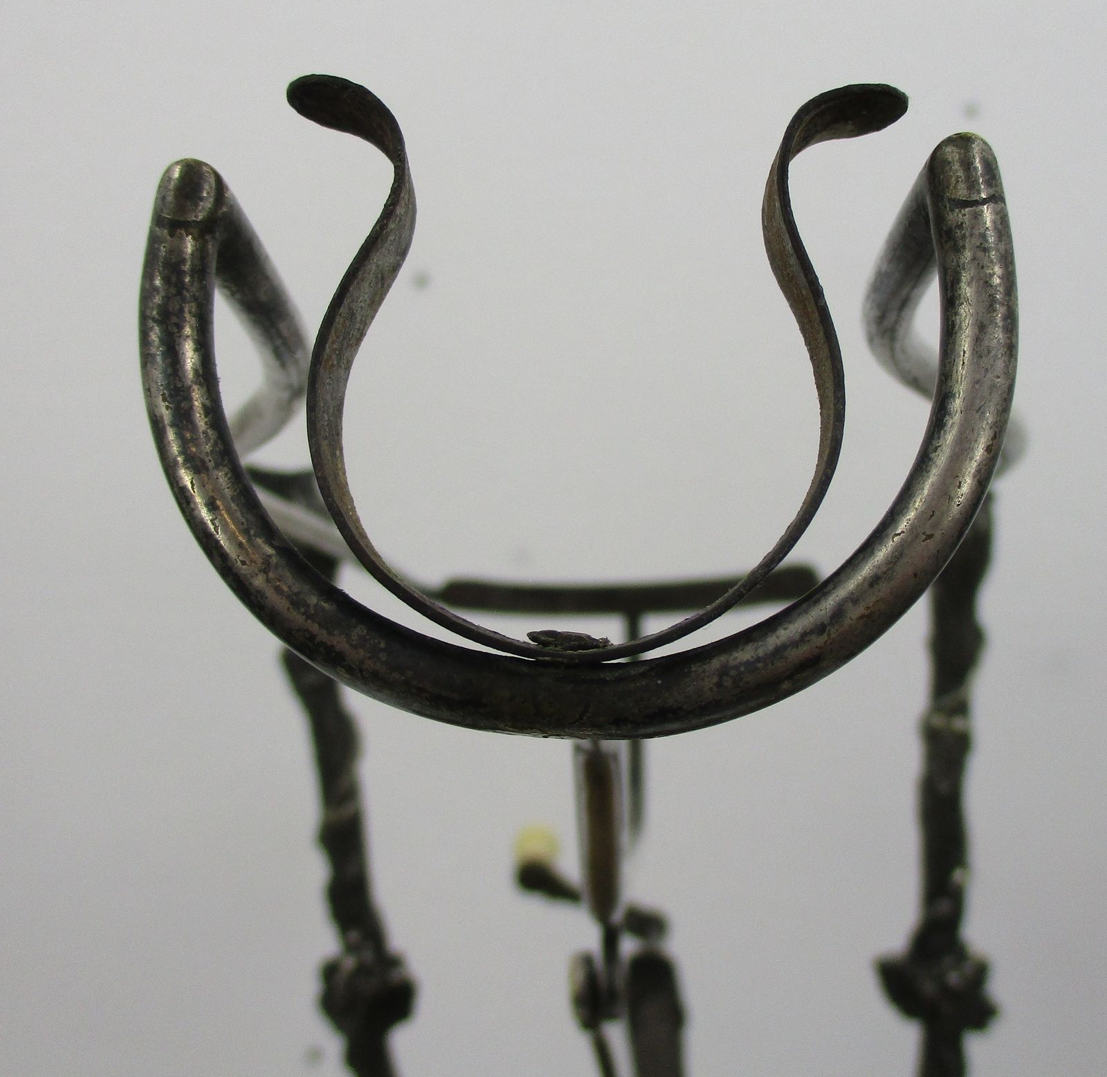 photo furniture Antique Bottle Holder Pourer Mechanic Decanting Cradle Silver Plated Victorian