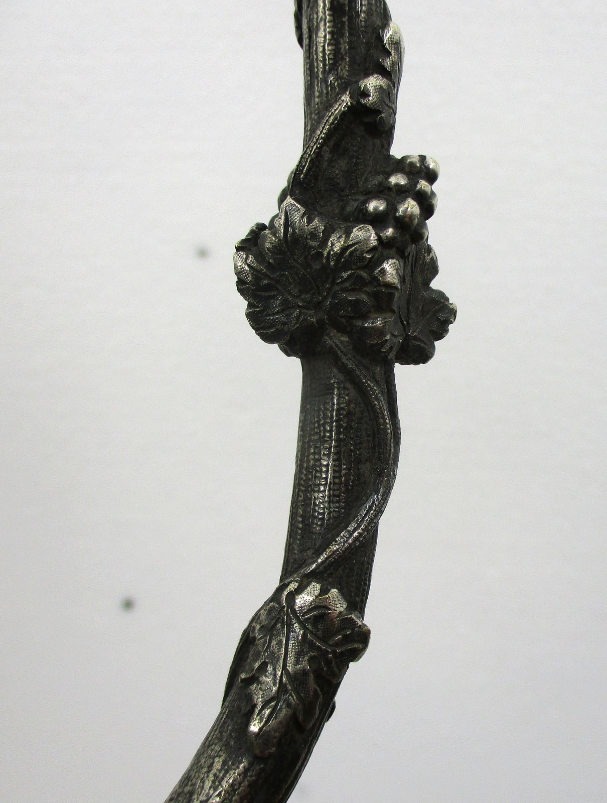 photo for sale Antique Bottle Holder Pourer Mechanic Decanting Cradle Silver Plated Victorian