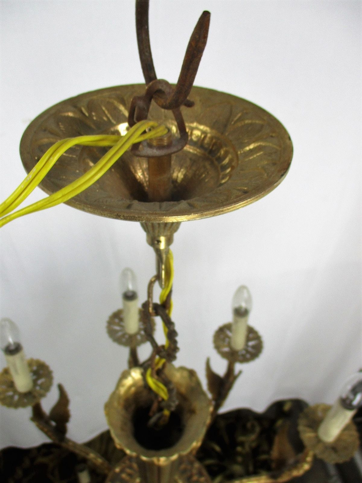 Impressive Gothic Ornate Brass 8 Arms Lights Chandelier Revival Dragons Griffins photo 931.0