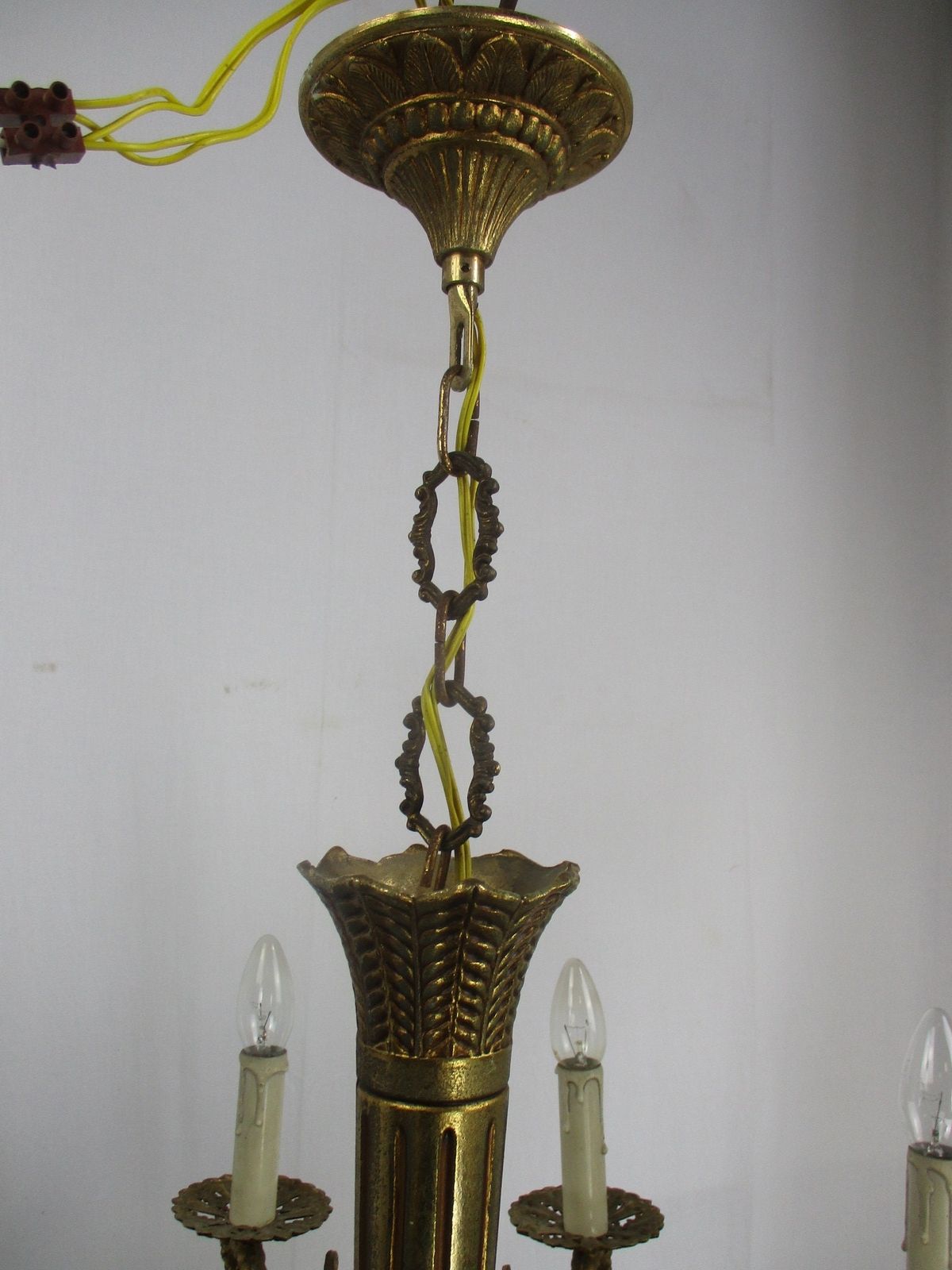 Impressive Gothic Ornate Brass 8 Arms Lights Chandelier Revival Dragons Griffins photo vinterior