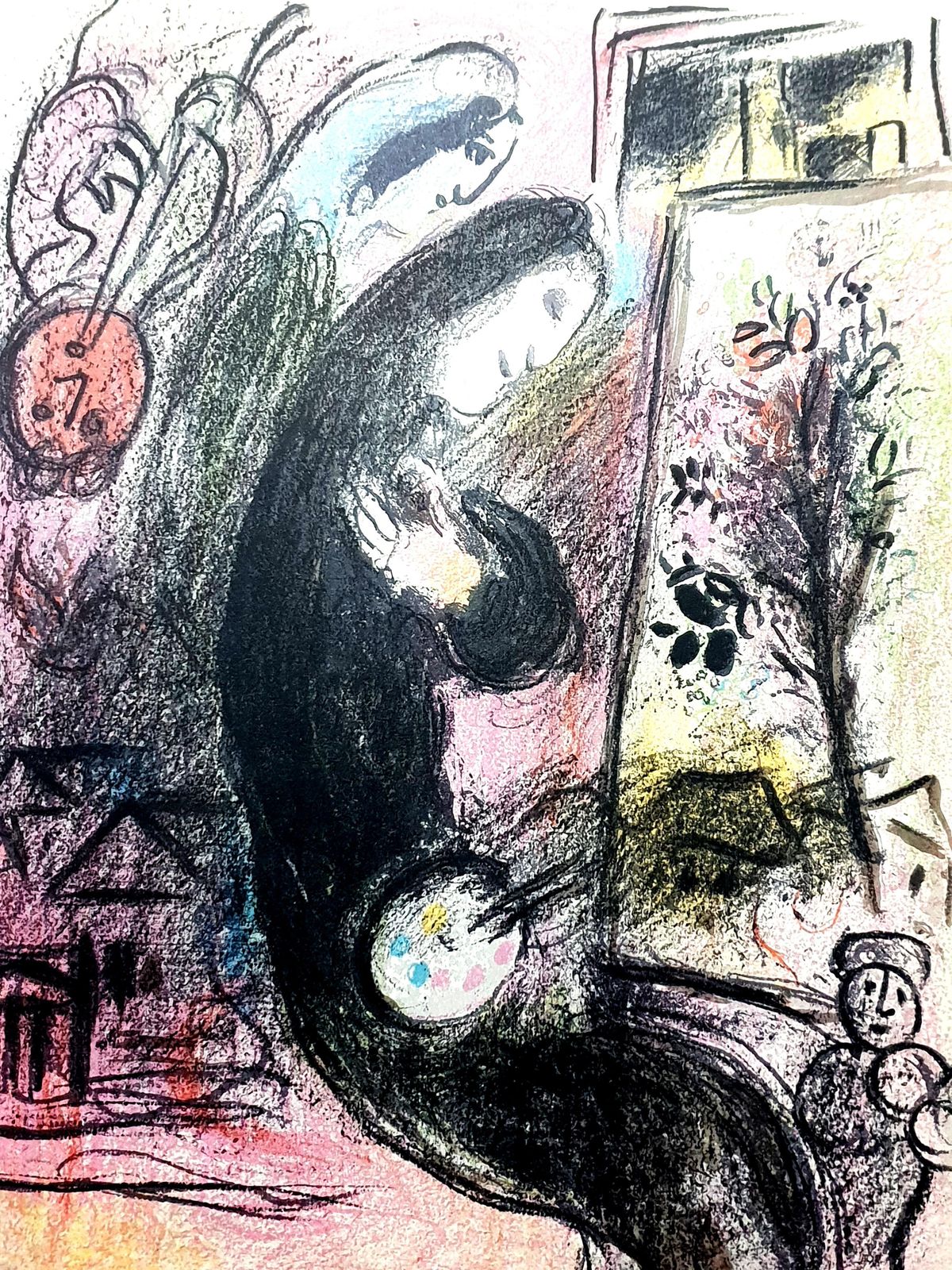 Marc Chagallmarc Chagall   Inspiration   Original Lithograph From "Chagall Lithographe" V. 21963