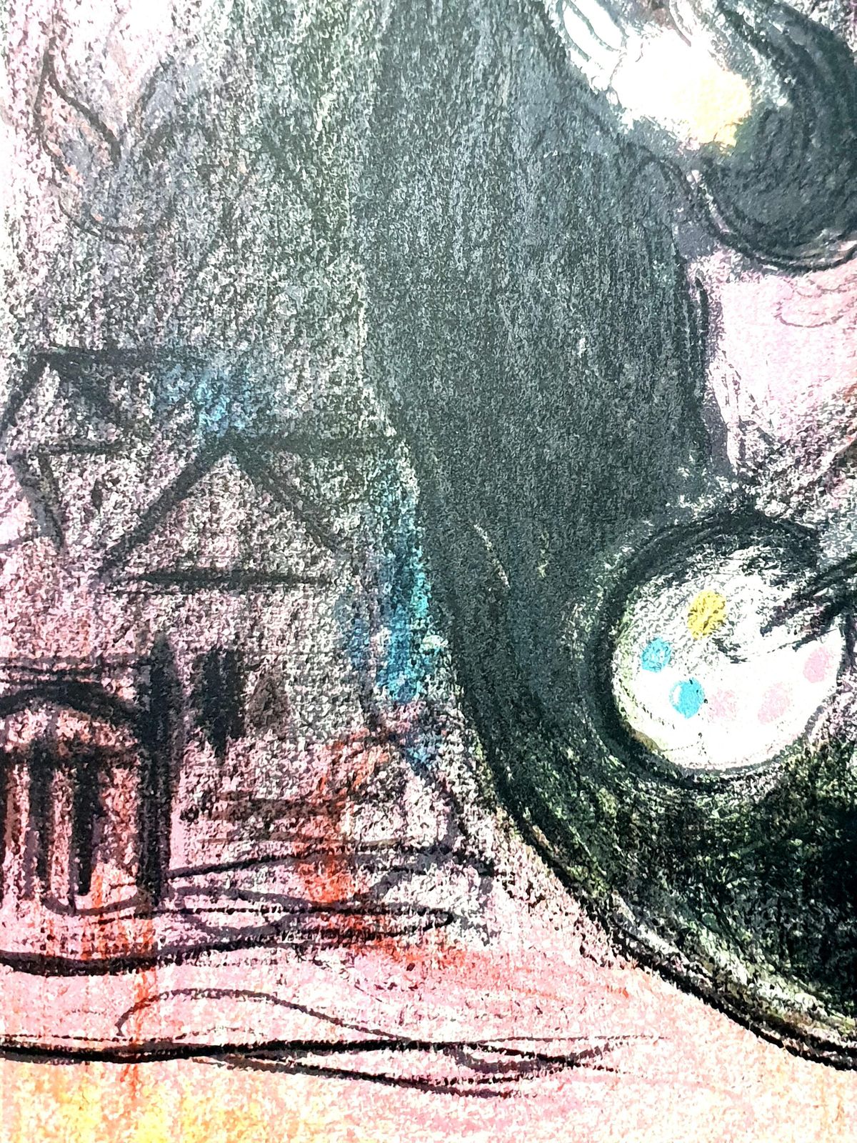 Marc Chagallmarc Chagall   Inspiration   Original Lithograph From "Chagall Lithographe" V. 21963 photo for sale