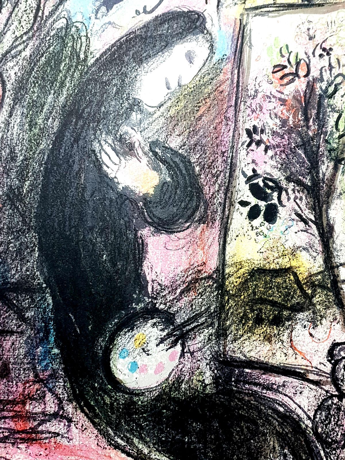 Marc Chagallmarc Chagall   Inspiration   Original Lithograph From "Chagall Lithographe" V. 21963 photo Art