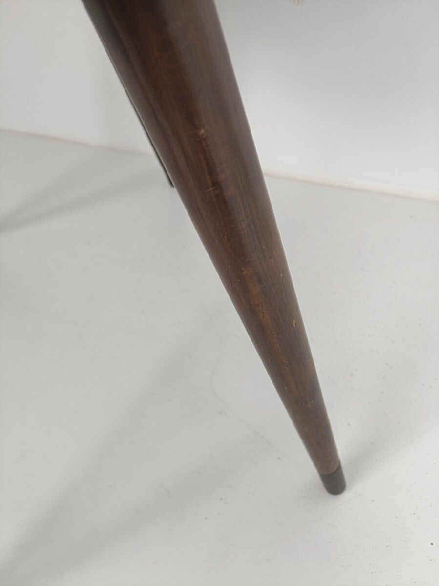 photo furniture Danish Modern Teak Sewing Quilting Box Organizer Funky Era Eames Htf