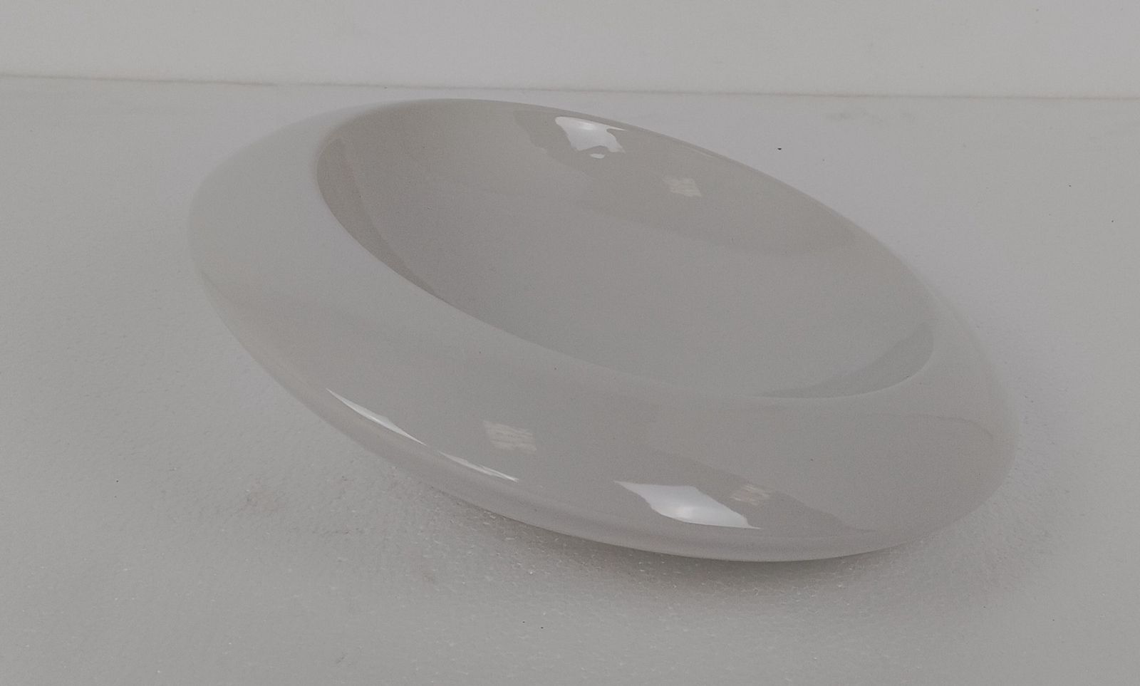 Pino Spagnolo For Sicart Italy, 1960/70's Space Age Dish Bowl Collector White photo buy