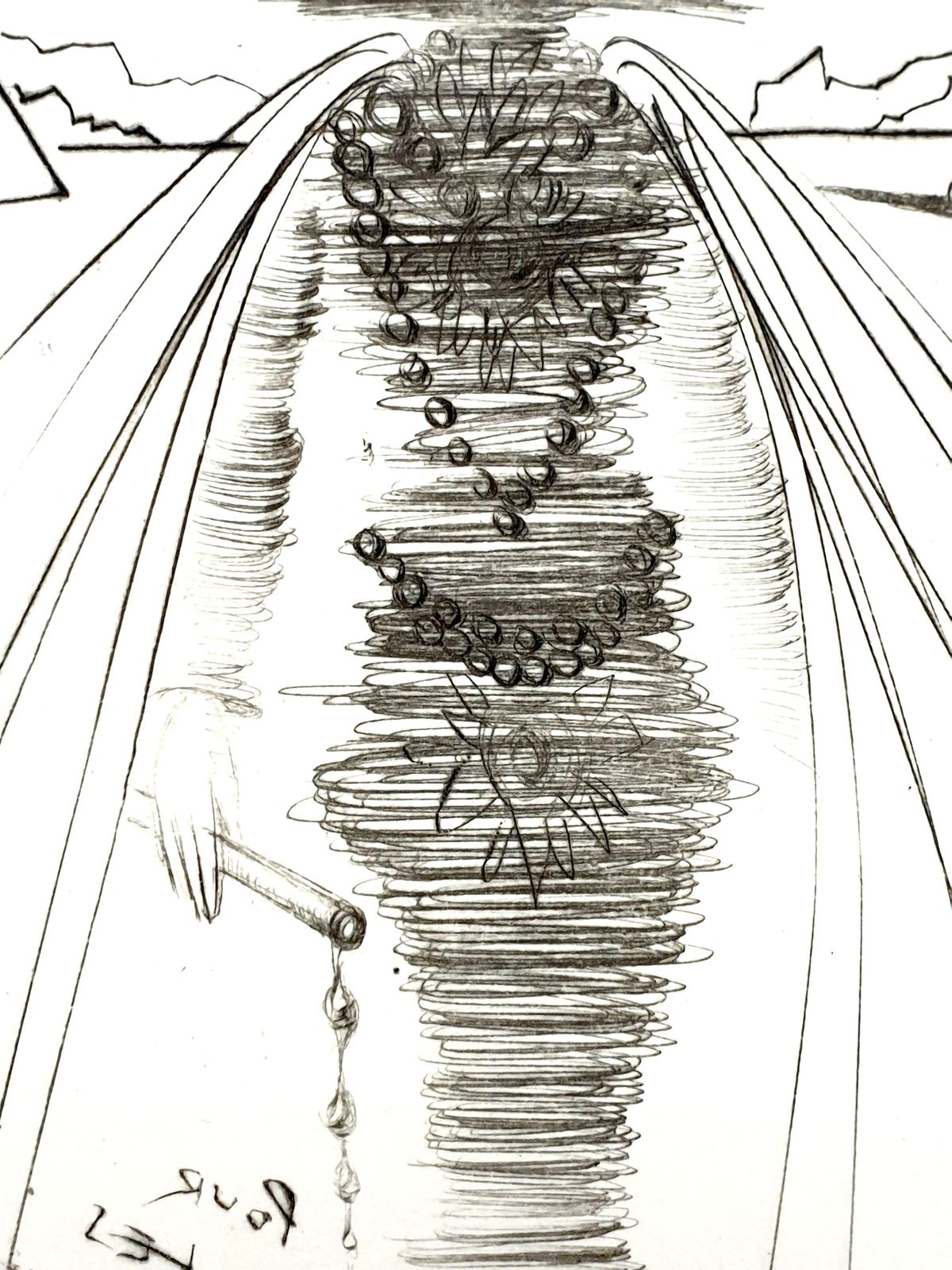 Salvador Dalí­Salvador Dali   Cleopatra   Original Etching1969 photo buy