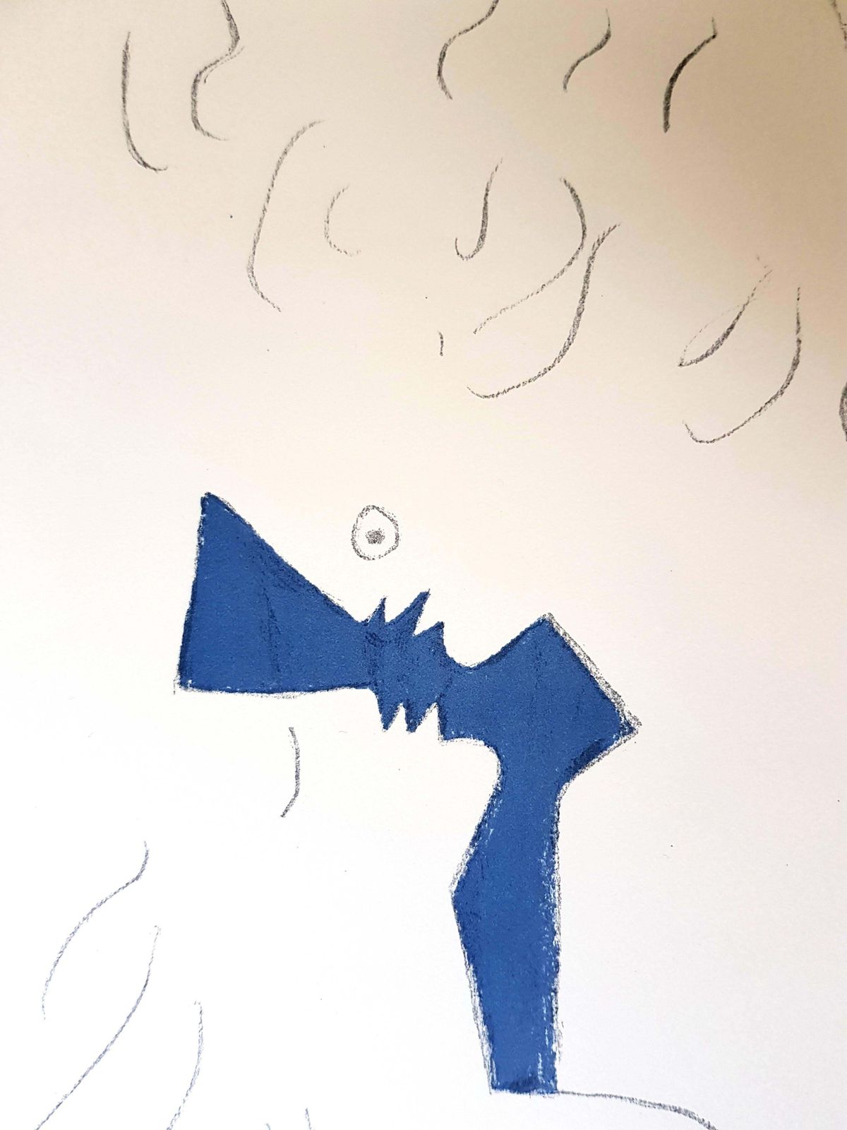 Jean Cocteaujean Cocteau   Lovers   Original Lithograph1954 photo for sale
