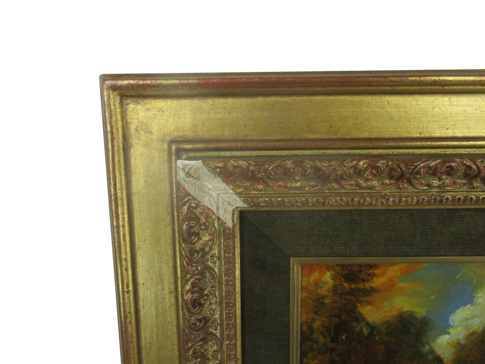 Lovely Painting Gorgeous Ornate Frame From Schleiper & Fils Signed Oil Painting photo furniture