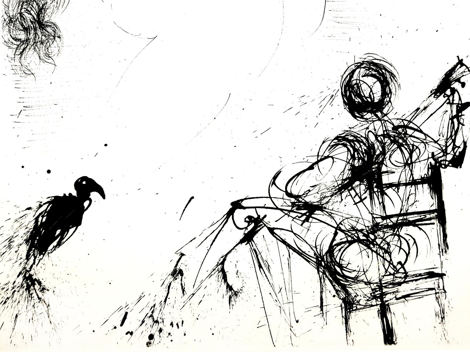 Salvador Dalí­Salvador Dali   Nude With Parrots1967 photo Art