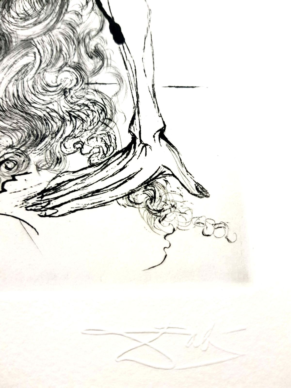 Salvador Dalí­Salvador Dali   Nude With Snail1967 photo for sale