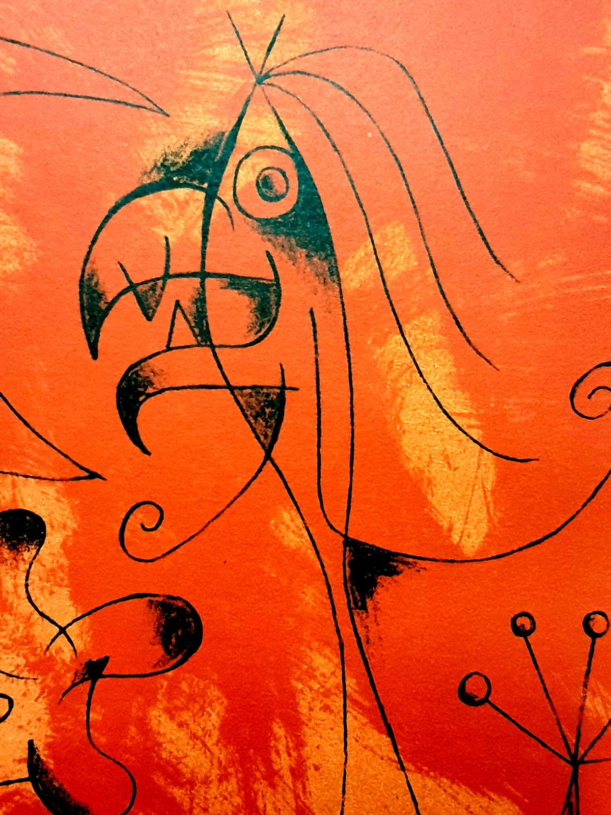 Joan Miróplate VI, From Joan Miro By Jacques Prévert And Georges Ribemont Dessaignes1956 photo furniture