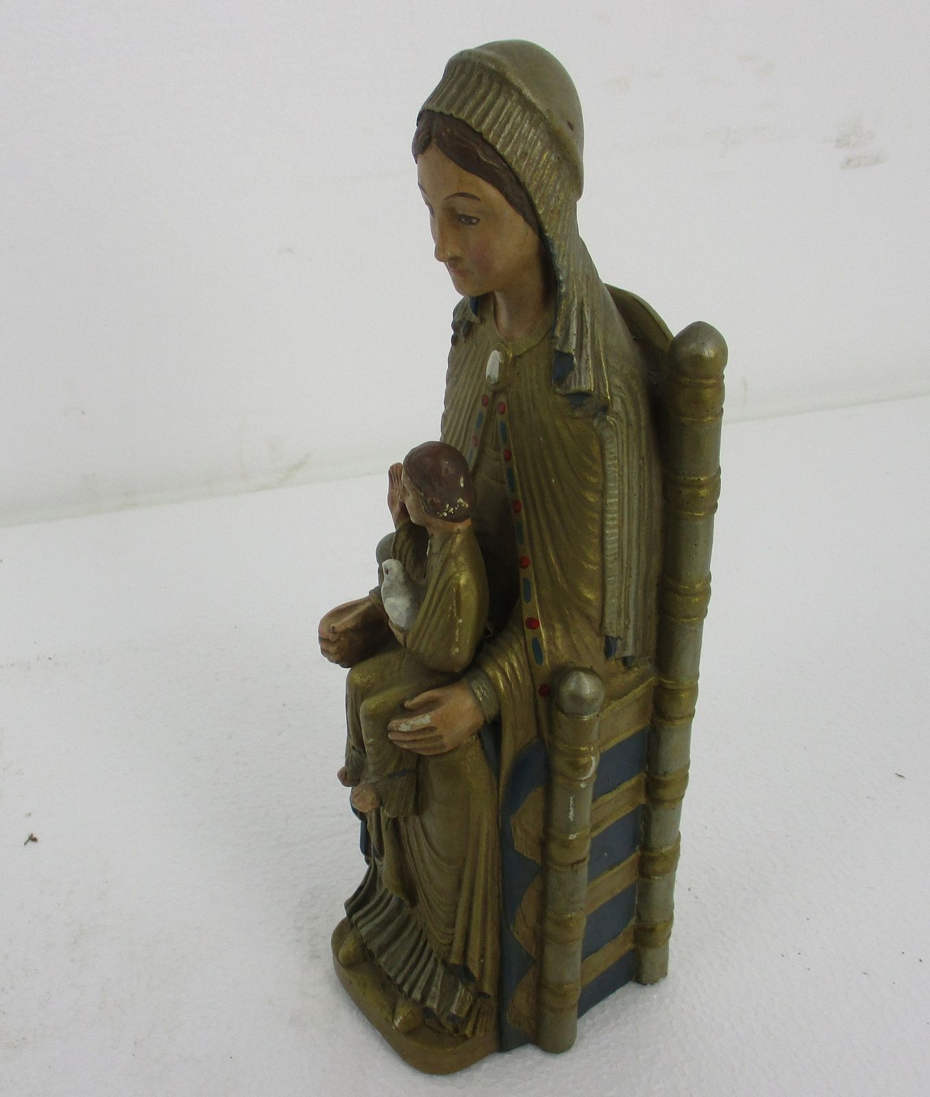 Statue Sitting Our Lady Virgin Mary Infant Jesus Sedes Sapientiae Leuven photo buy