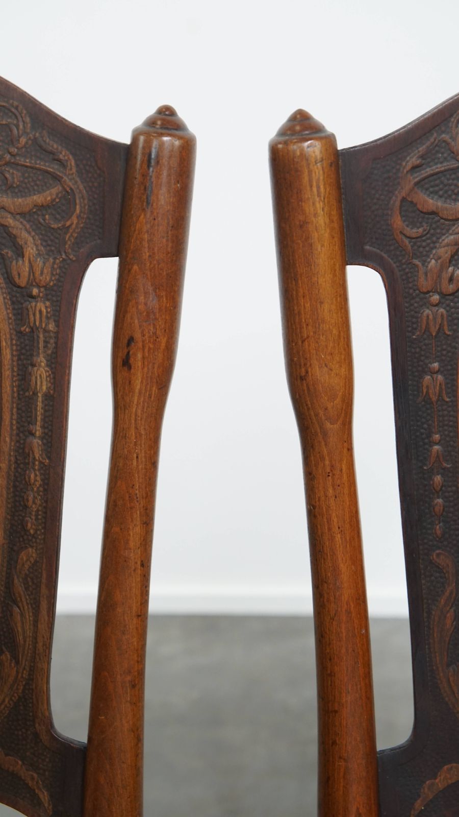 1395.2903999999999 Set Of 4 Original Antique Jacob And Josef Kohn Bentwood Design Thonet Chairs From The Early 20th Century With Beautiful Carvings photo