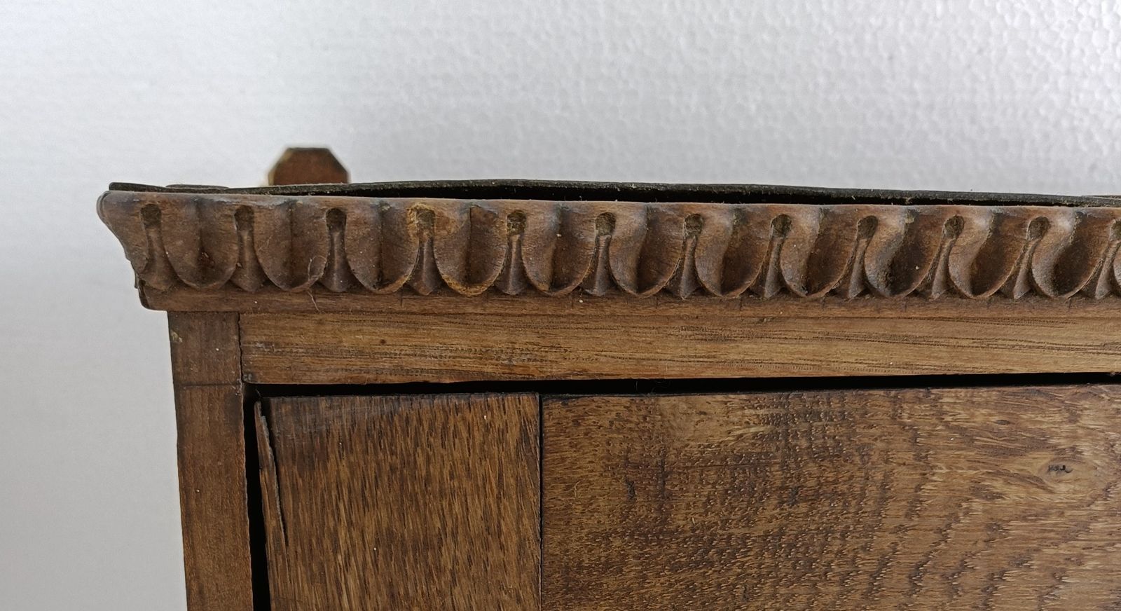 Art Deco Hanging Medicine Apothecary Cabinet Kitchen Bathroom Carved Wood Bevele photo Furniture