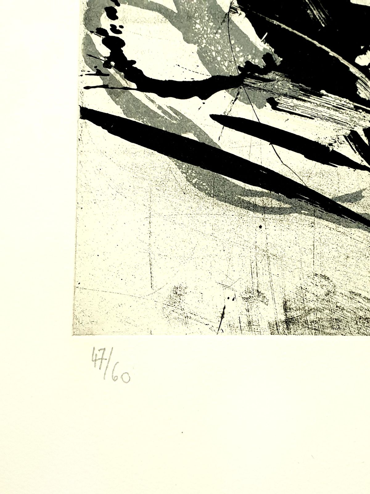 Jean Miottejean Miotte   Abstract Composition   Original Signed Etching1994 photo for sale