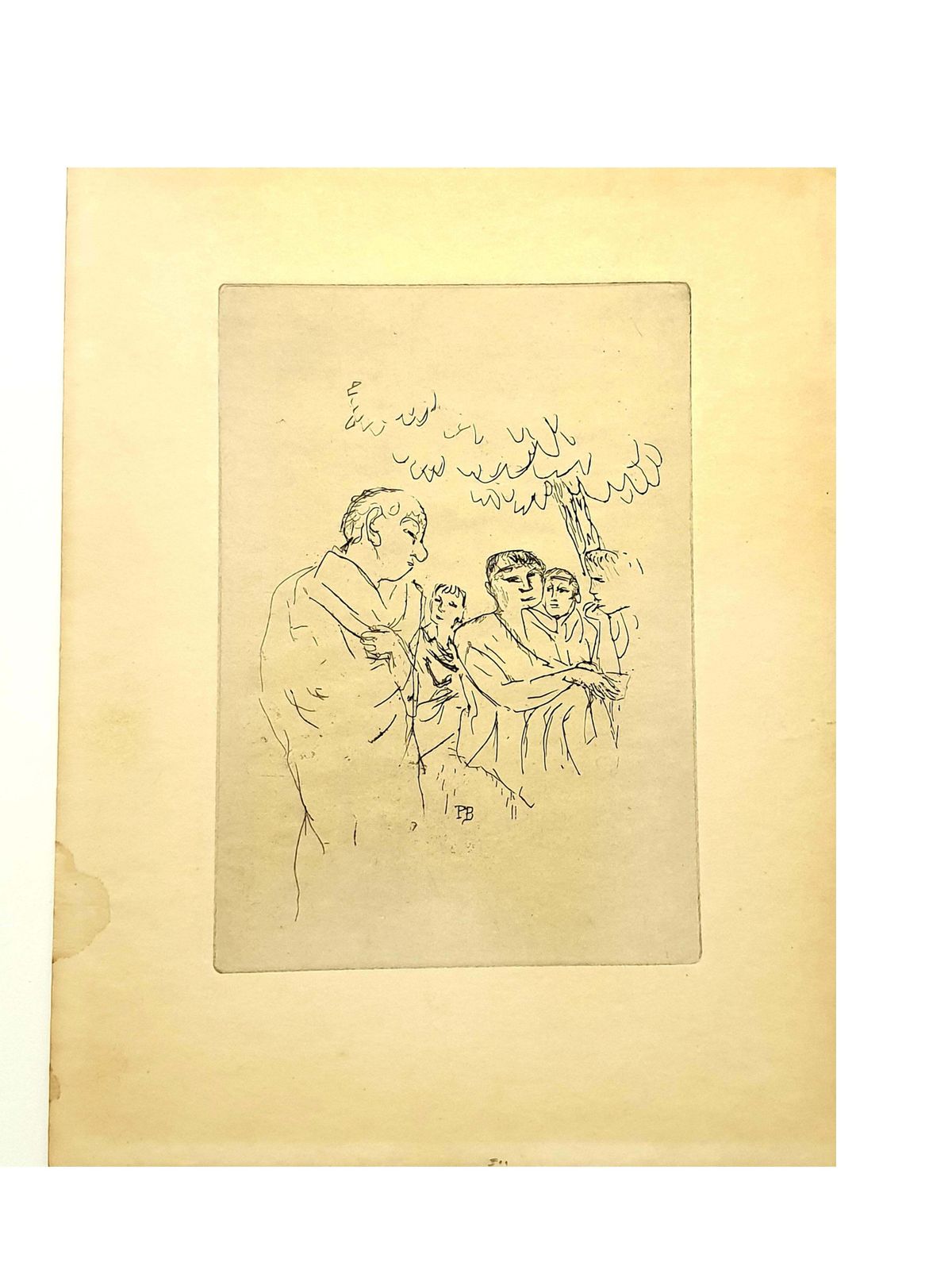 Pierre Bonnardpierre Bonnard   People   Original Etchingcirca 1940 photo for sale
