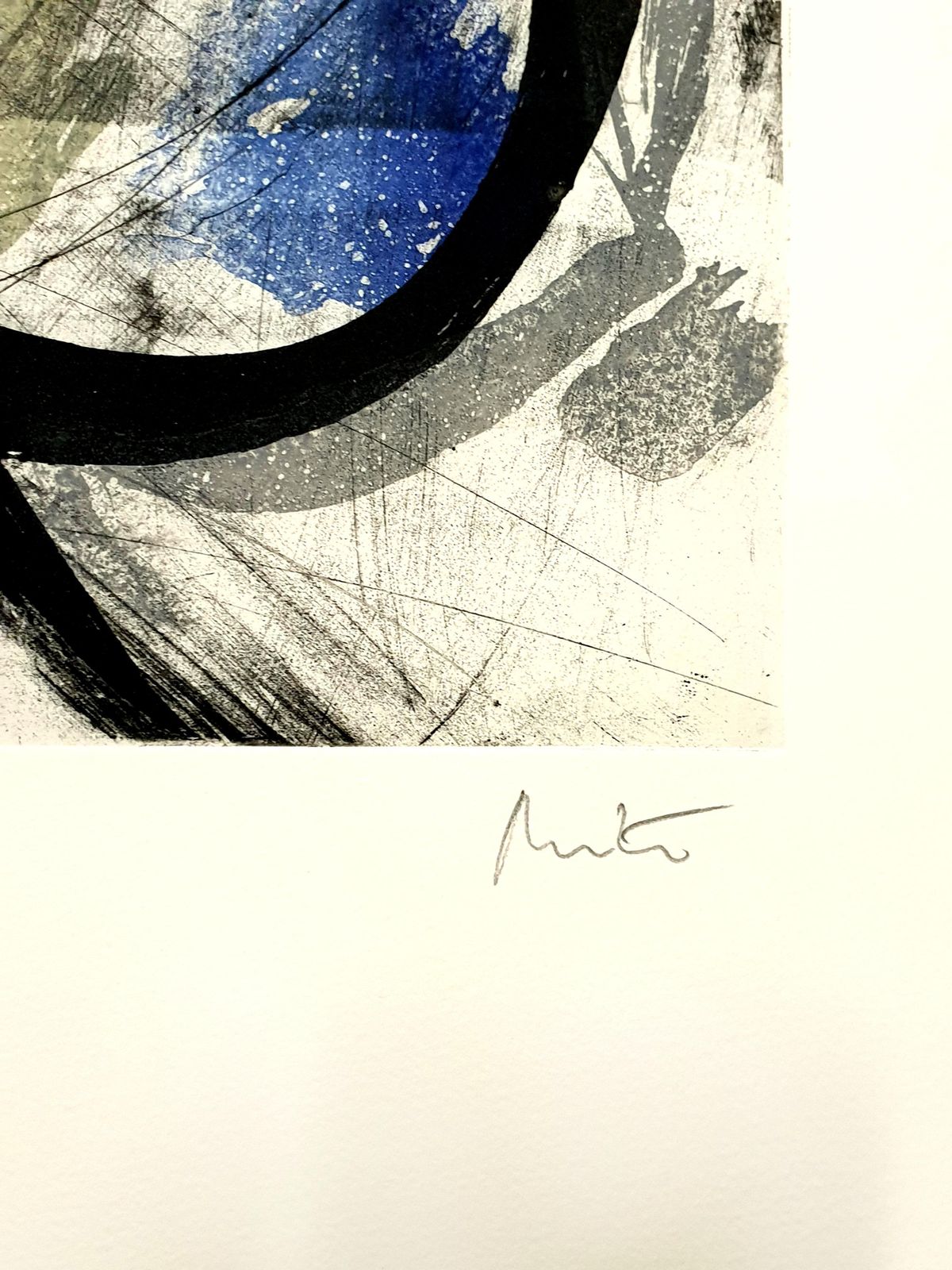 Jean Miottejean Miotte   Abstract Composition   Original Signed Etching1994 photo Art