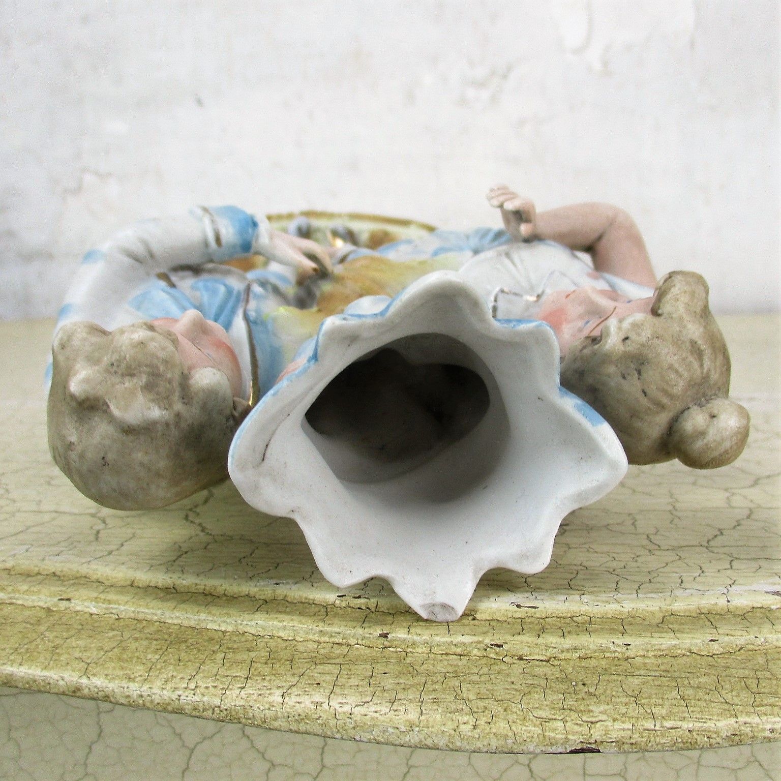 photo furniture Lovely Porcelain Figurine Spill Vase Statue Victorian Couple Pair  Bisque