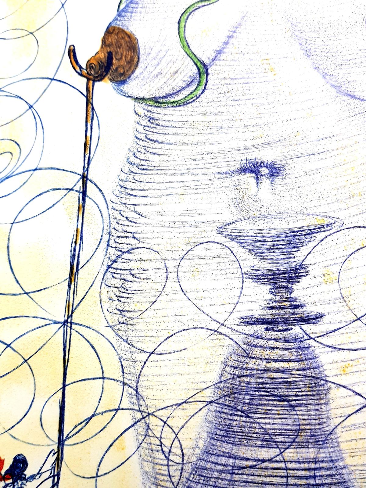 Salvador Dalí­Salvador Dali   Large Flask1967 photo vinterior