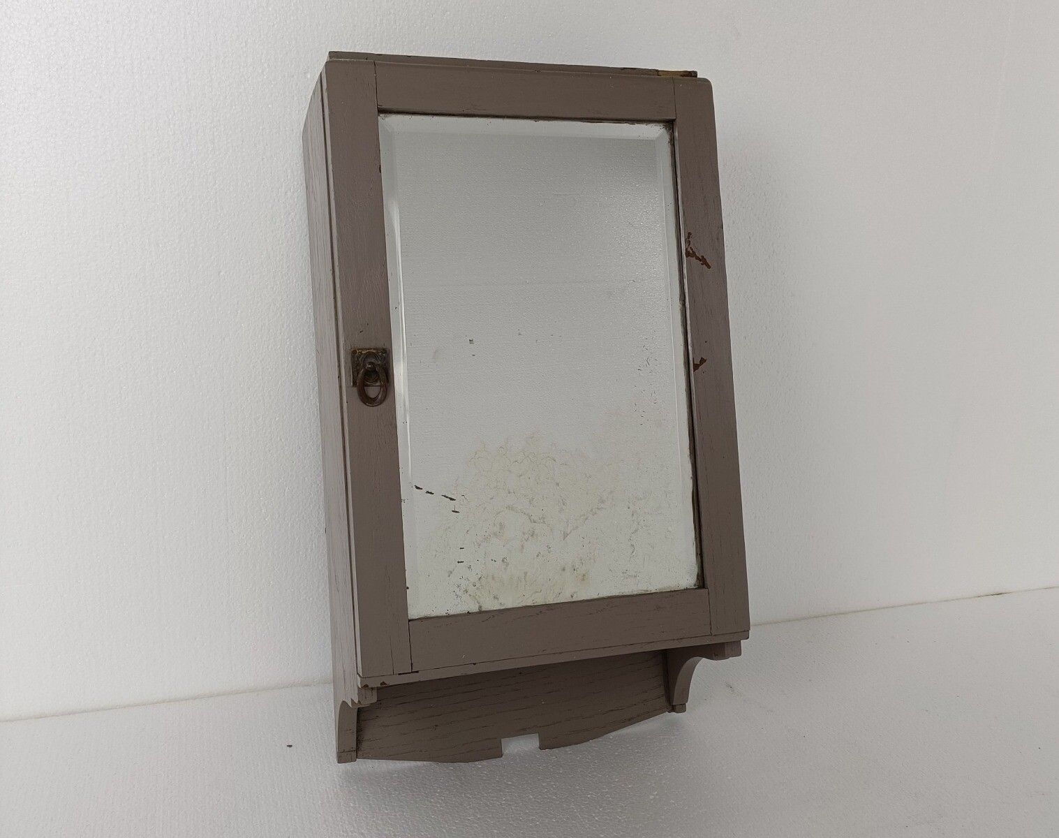 Kitchen Medicine Apothecary Apothecary Bathroom Cabinet Beveled Glass Barn Sty photo for sale