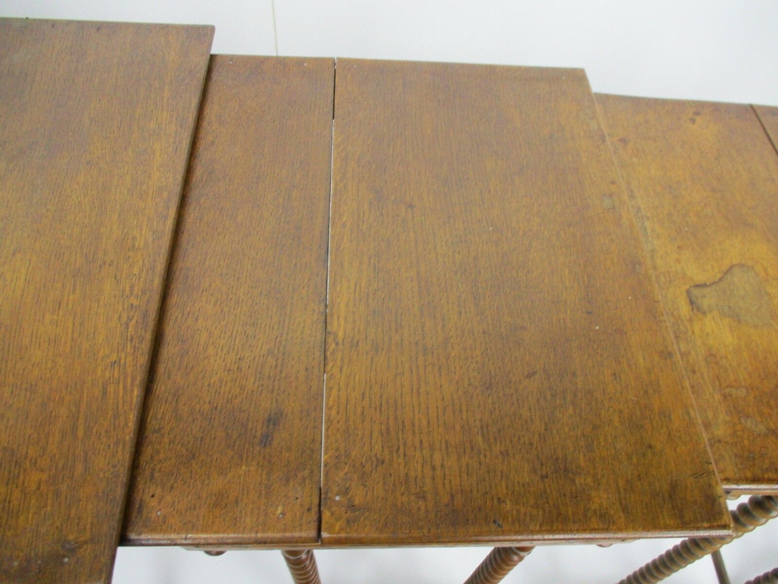 photo furniture Antique Exceptional Barley Twist Nesting Stacking Side Tables Set Of 5 Edwardian
