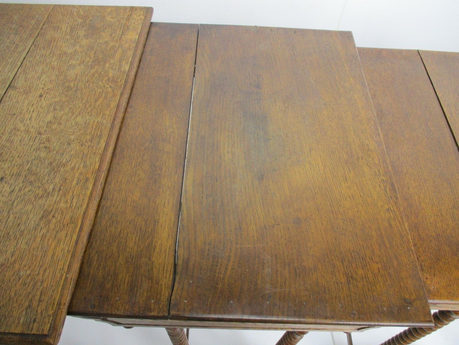 photo for sale Antique Exceptional Barley Twist Nesting Stacking Side Tables Set Of 5 Edwardian