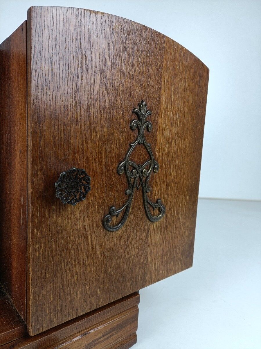 Art Deco Antique Medicine Apothecary Cabinet Wall Hanging Bathroom Shaving Cabin photo vinterior