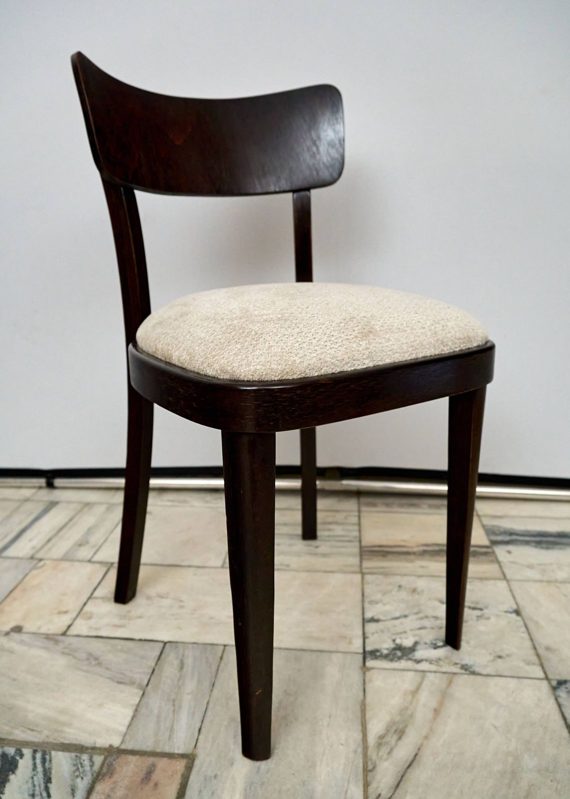 Furniture Set Of Four Chairs Ton Czechoslovakia 1960s photo