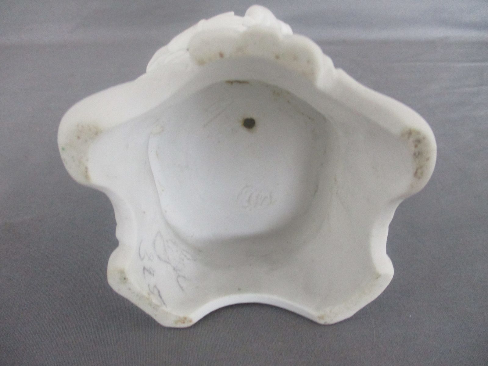 photo for sale Antique Bisque Porcelain Statue Virgin Our Lady Mary Madonna With Infant Jesus F