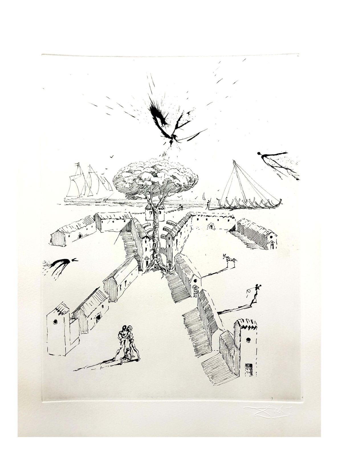 Salvador Dalí­Salvador Dali   The Drawers1967 photo vintage
