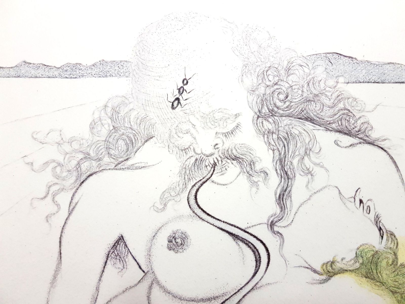 Salvador Dalí­Salvador Dali   Nude Couple1967 photo Art