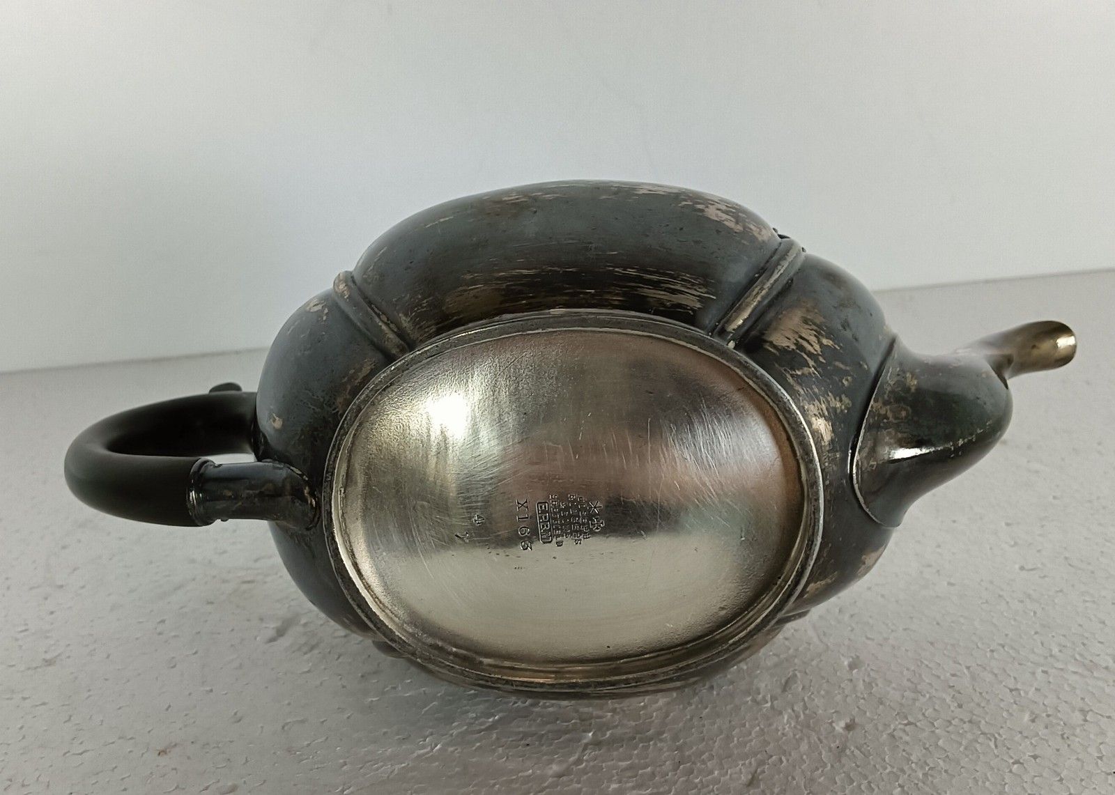 Art Nouveau Silver Plated Teapot Antique Joseph Rodgers And Sons Sheffield photo vintage