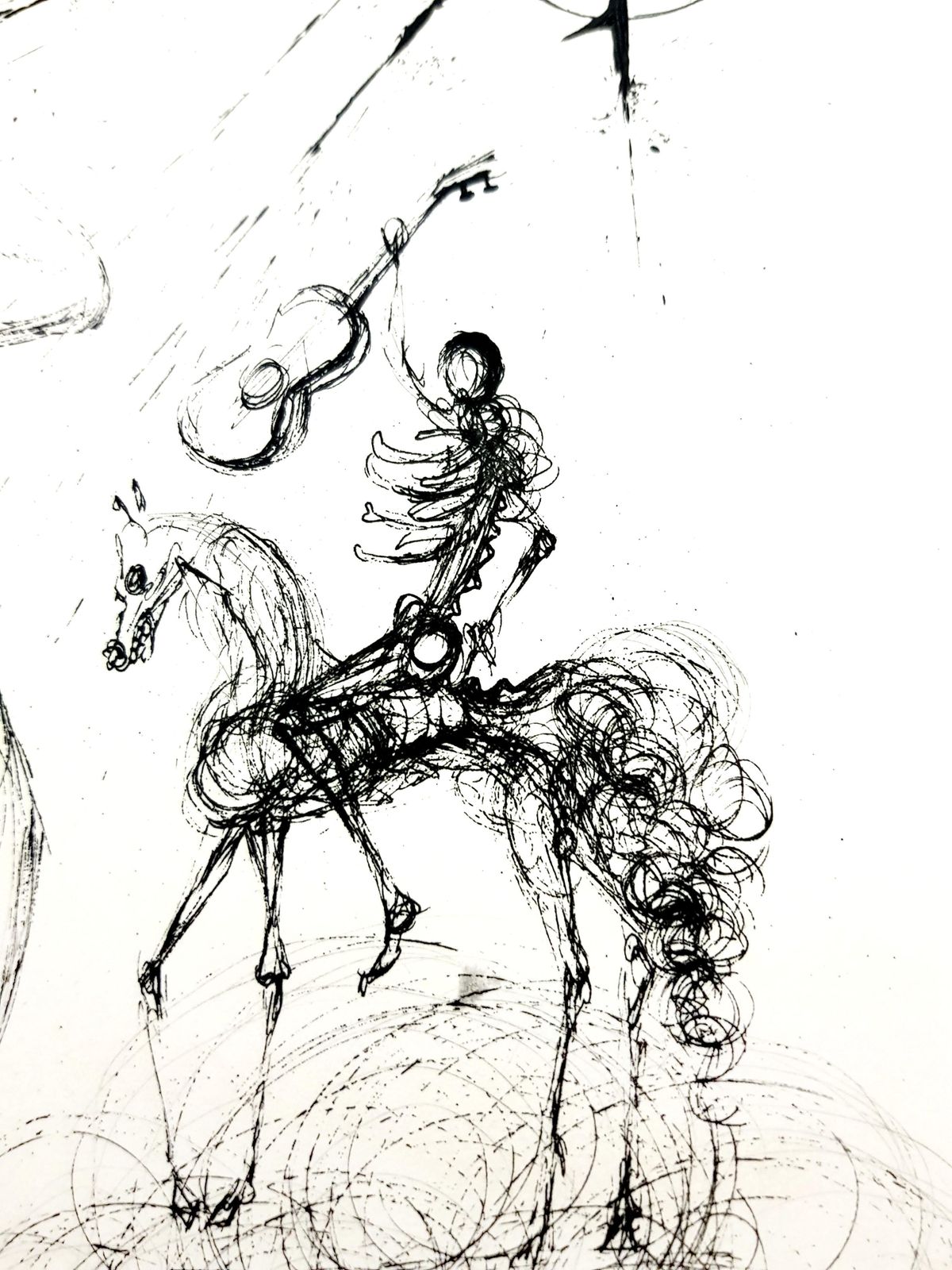 Salvador Dalí­Salvador Dali   Nude, Horse And Death1967 photo 1904.0