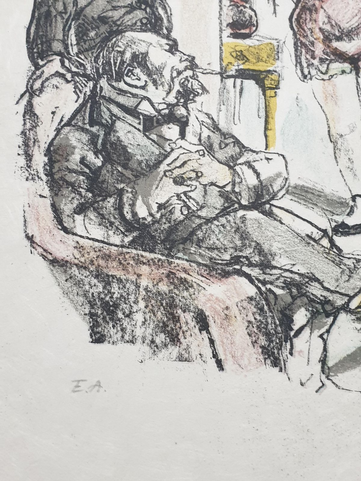 Léonard Tsugouharu Foujitaleonard Foujita   House Of Delights   Original Signed Lithographcirca 1960 photo Art
