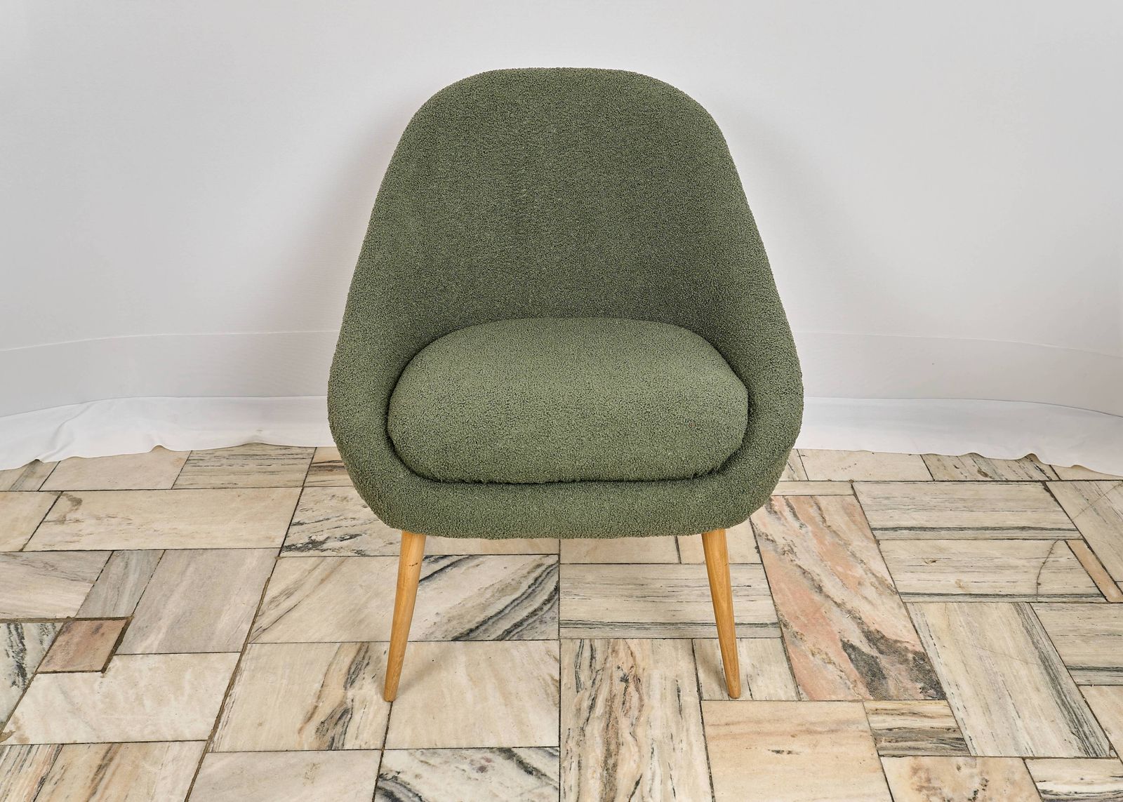 Club Armchair Czechoslovakia 1960s. Vintage photo furniture