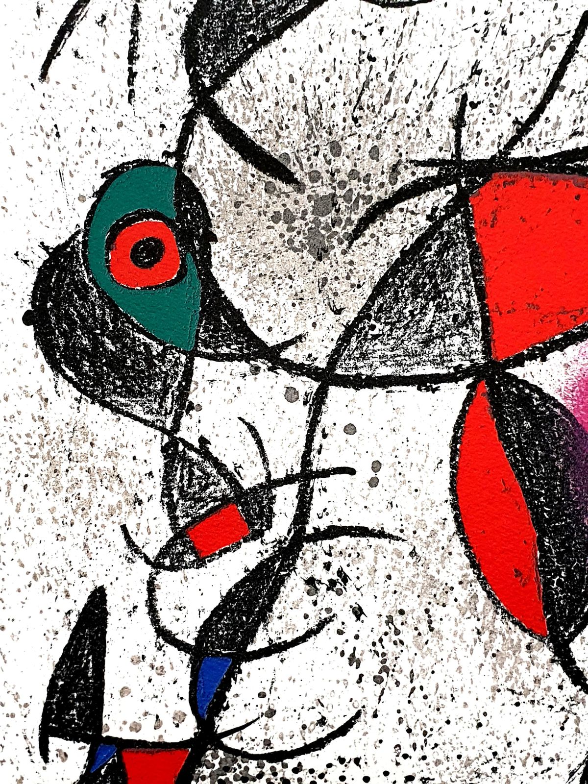 Joan Mirójoan Miro   Original Abstract Lithograph1972 photo Art