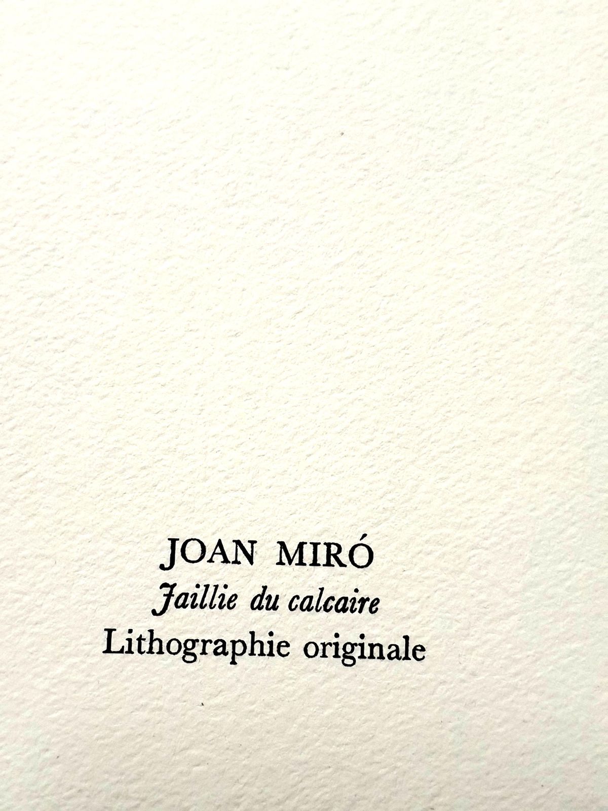 Joan Mirójoan Miro   Original Abstract Lithograph1972 photo vinterior