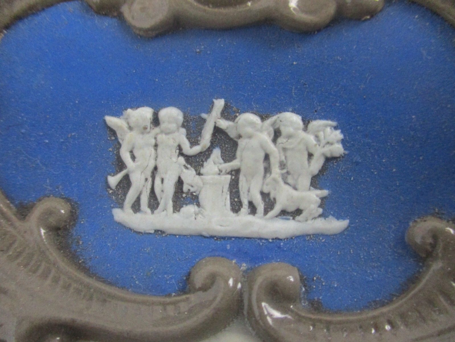 Antique Breakfast Set Mettlach Boch Stoneware Cameo Dragons 1900s Extremely Rare photo buy