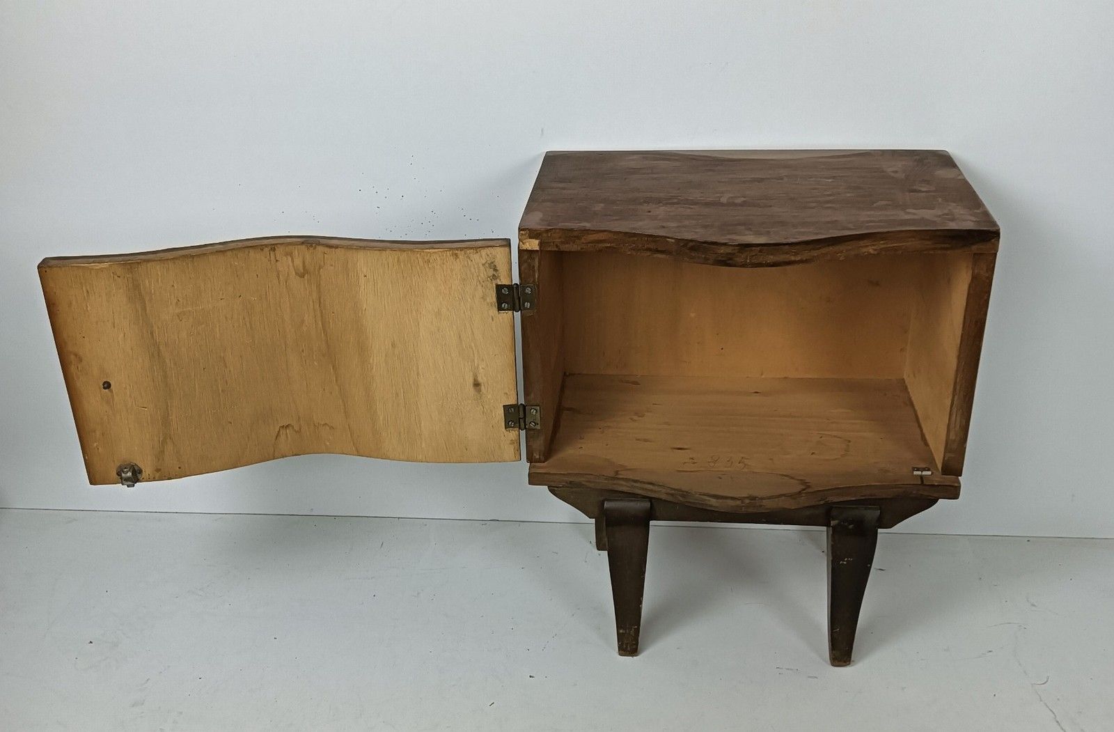 Antique Art Deco Art Nouveau  Side Cabinet End Table Nightstand Farmhouse Style photo vinterior