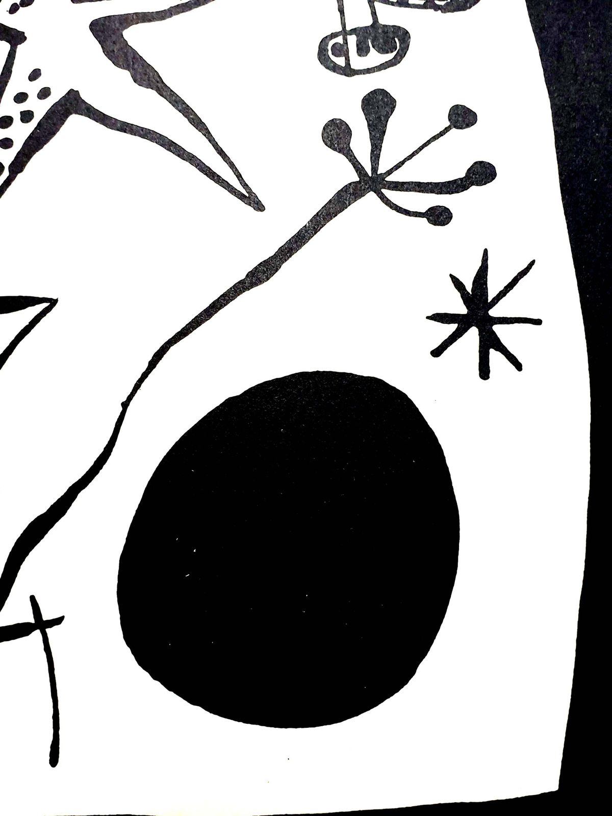 Joan Miróback Cover, From Joan Miro By Jacques Prevert And Georges Ribemont Dessaignes1956 photo Art