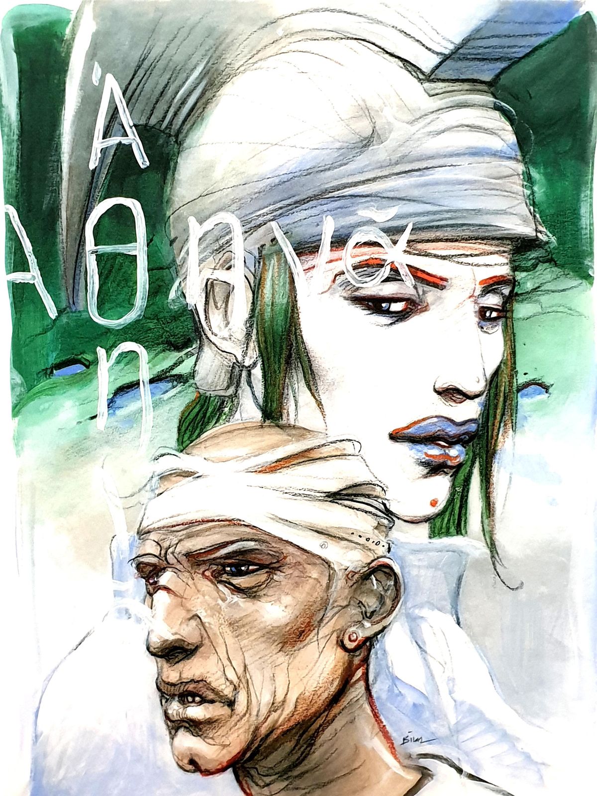 Enki Bilalenki Bilal   Athena   Original Lithograph2012
