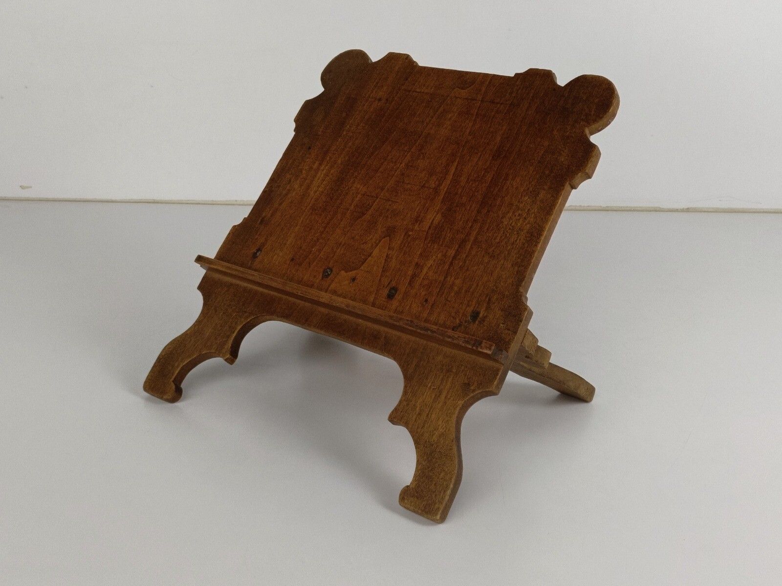Lectern Book Sheet Music Stand Carved Wood Antique Pulpit photo furniture
