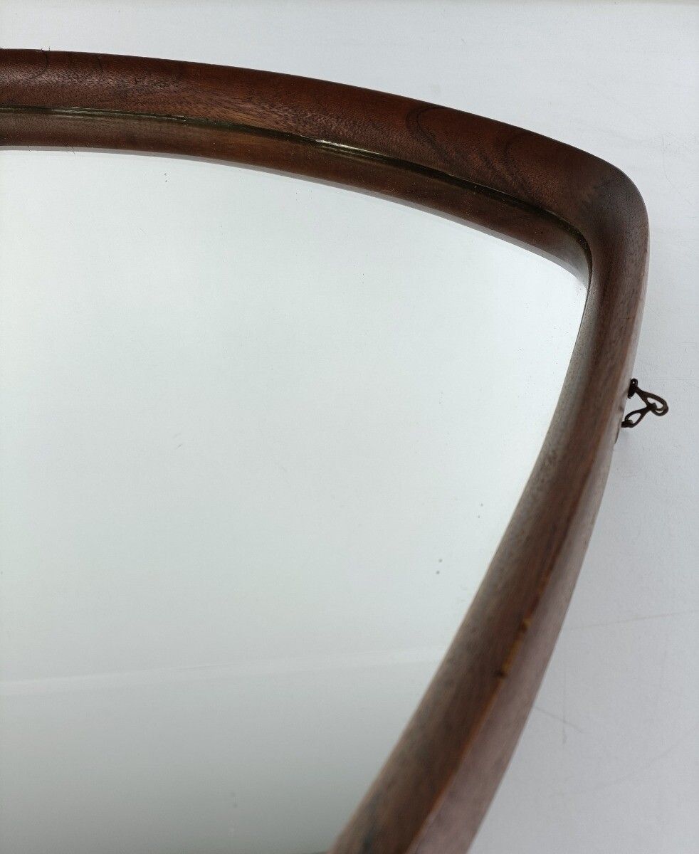 Stunning Teak Mid Century Mirror 1960s Era Aksel Kjersgaard Danish Modern Scandi photo Home Decor