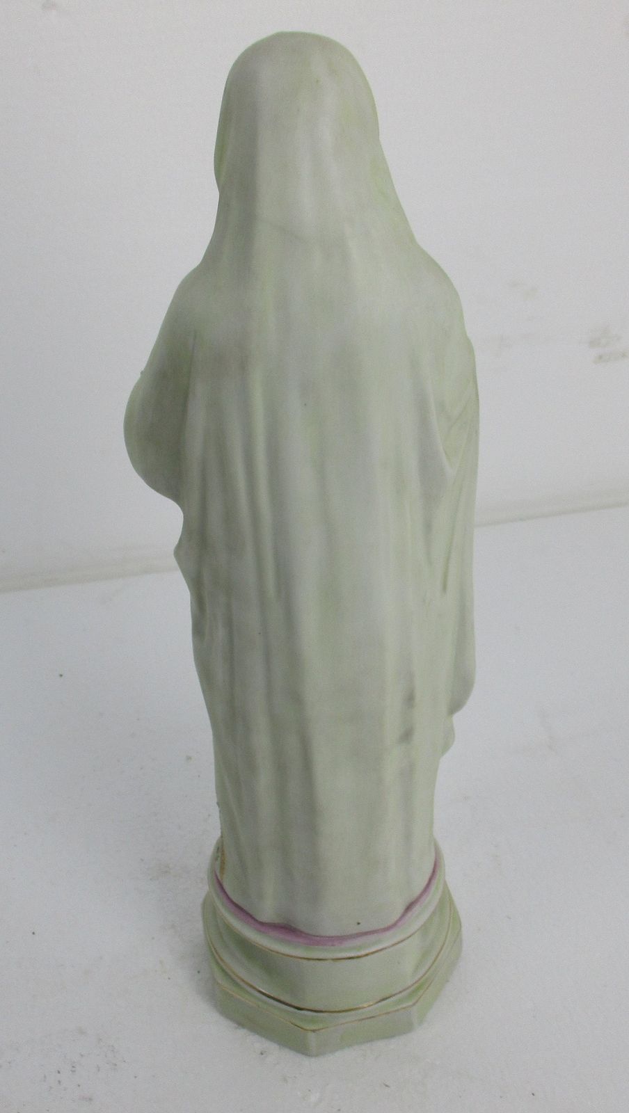 Antique Porcelain Bisque Statue Virgin Mary Our Lady Madonna Holy Heart Gorgeous photo buy