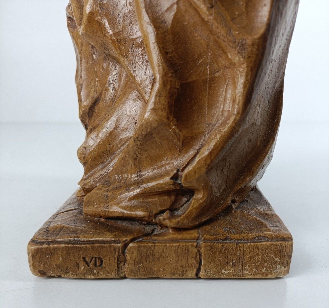 photo furniture Statue Sitting Our Lady Virgin Mary Infant Sedes Sapientiae Resin Vintage Beauti