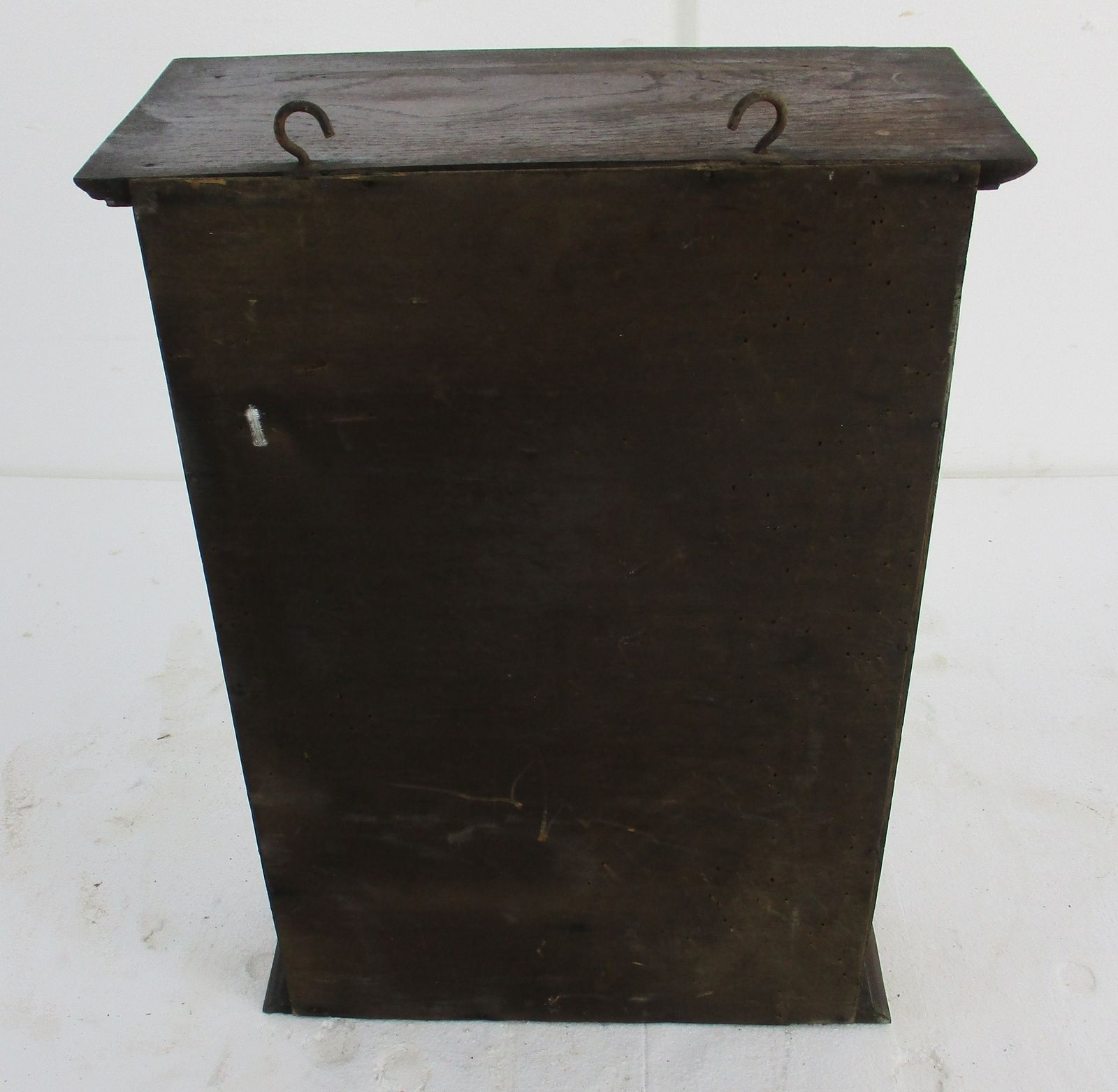 Kitchen Medicine Apothecary Bathroom Cabinet Glass  Carved Wood Mid Century Barn photo vinterior
