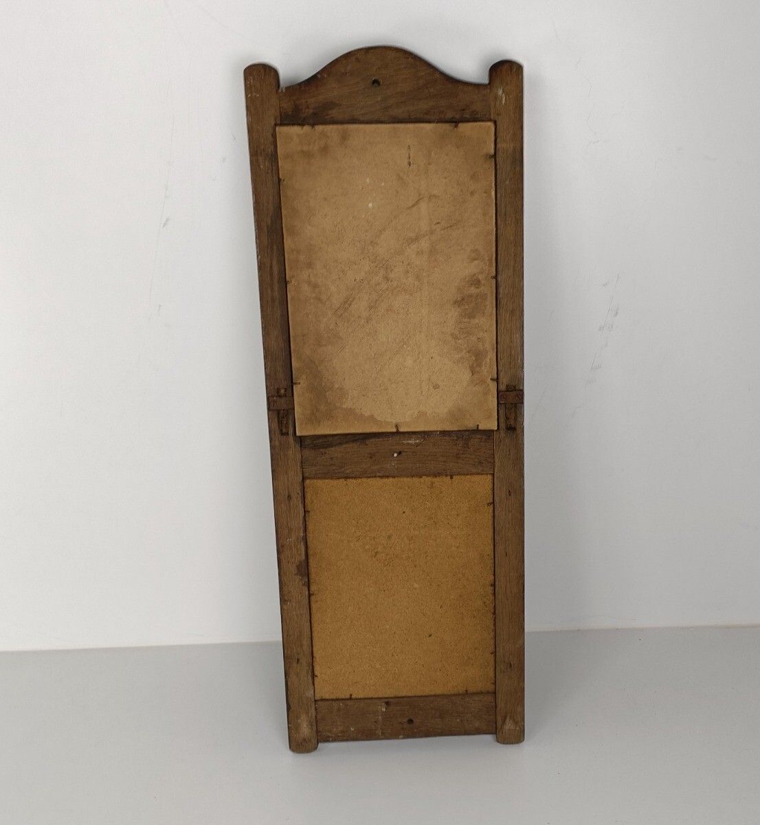 photo furniture Large Medicine Apothecary Cabinet Hand Carved Wood Beveled Glass Farmhouse Style
